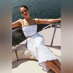 MESHKI - Alessio Scalloped Ivory Set